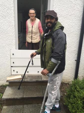 Volunteers from Bradford help elderly Cumbrians hit by Storm Desmond flooding