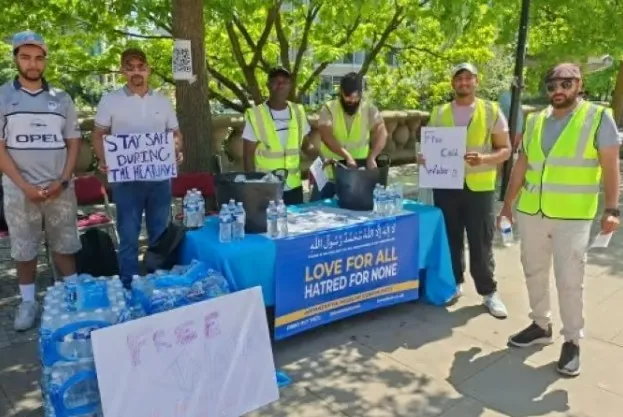 Sheffield heatwave: Putting faith into action with free water stall