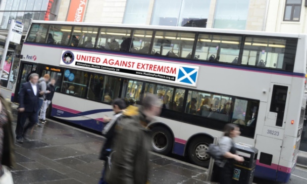 Muslim group uses Dundee buses to take anti-extremism drive to the streets
