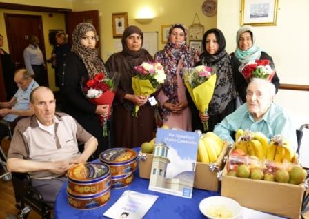 Muslims show respect through gifts to elderly in Dagenham
