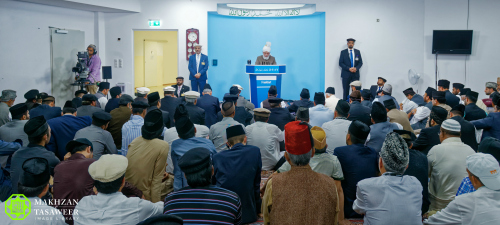 Head of Ahmadiyya Muslim Community delivers Friday Sermon in Frankfurt, Germany