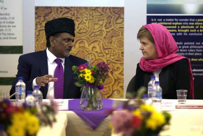 Sturgeon visits mosque to promote tolerance