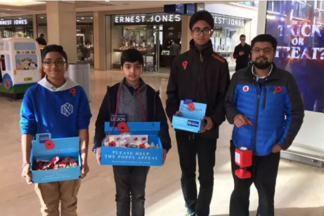 Milton Keynes Muslim Youth Association supports poppy appeal