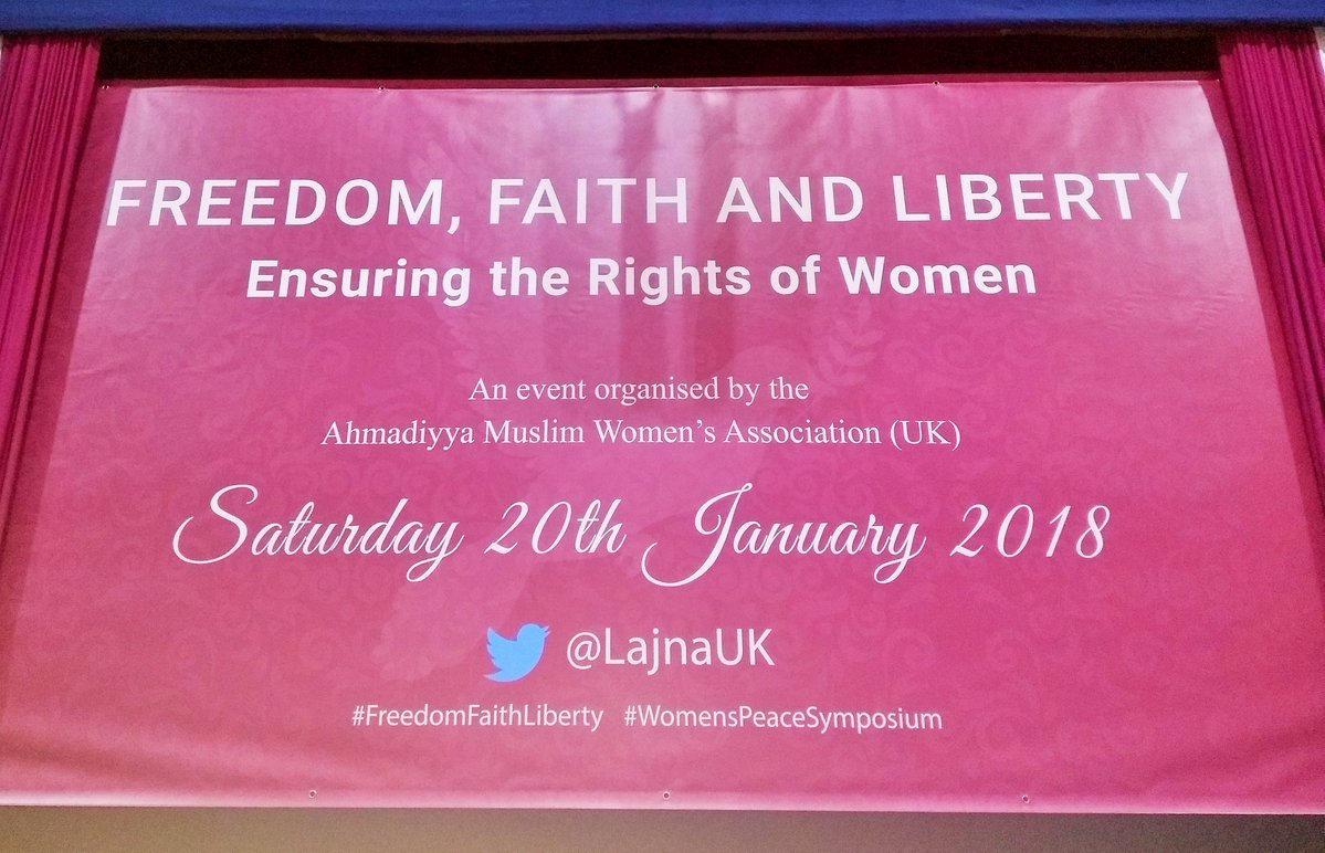 Ahmadiyya Muslim Women’s Association holds peace event.