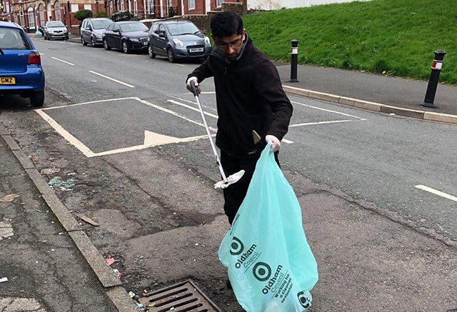 Cleaning up in the community