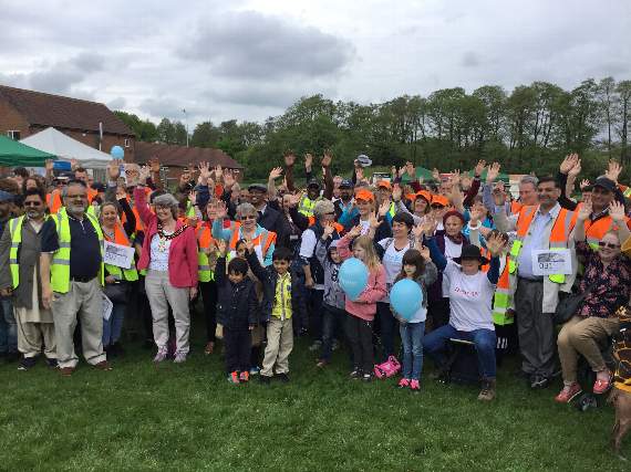 Walkers for peace take big strides for East Hampshire charities
