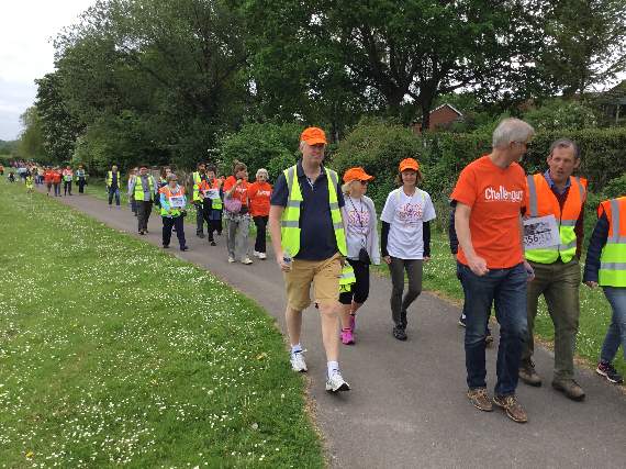 Walkers step out in aid of good causes
