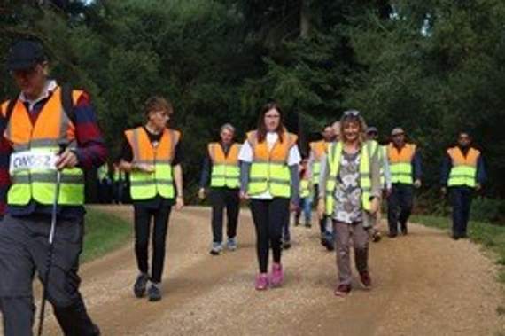 Peace message at centre of charity walk round Petersfield