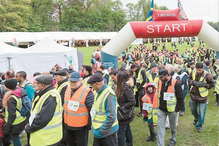 Thousands take part in Walk for Peace through Windsor Great Park