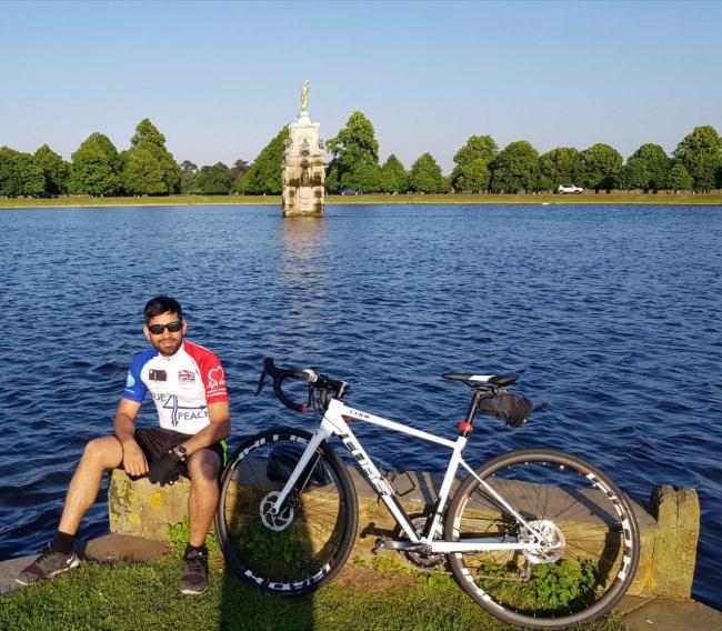 Imam to cycle 500 miles to support the British Red Cross