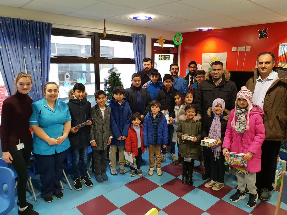 Keighley-based Muslim youth club helps spread Christmas spirit to the sick and elderly