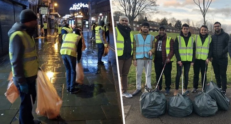 Muslim Youth Group Organise UK-Wide Street Clean Up After NYE Celebrations