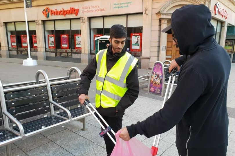 Young Welsh Muslims help clean up country’s streets after New Year’s Eve celebrations
