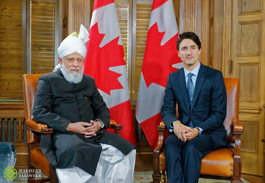 The World Head of the Ahmadiyya Muslim Community Welcomes Comments of Canada’s Prime Minister Regarding Free Speech