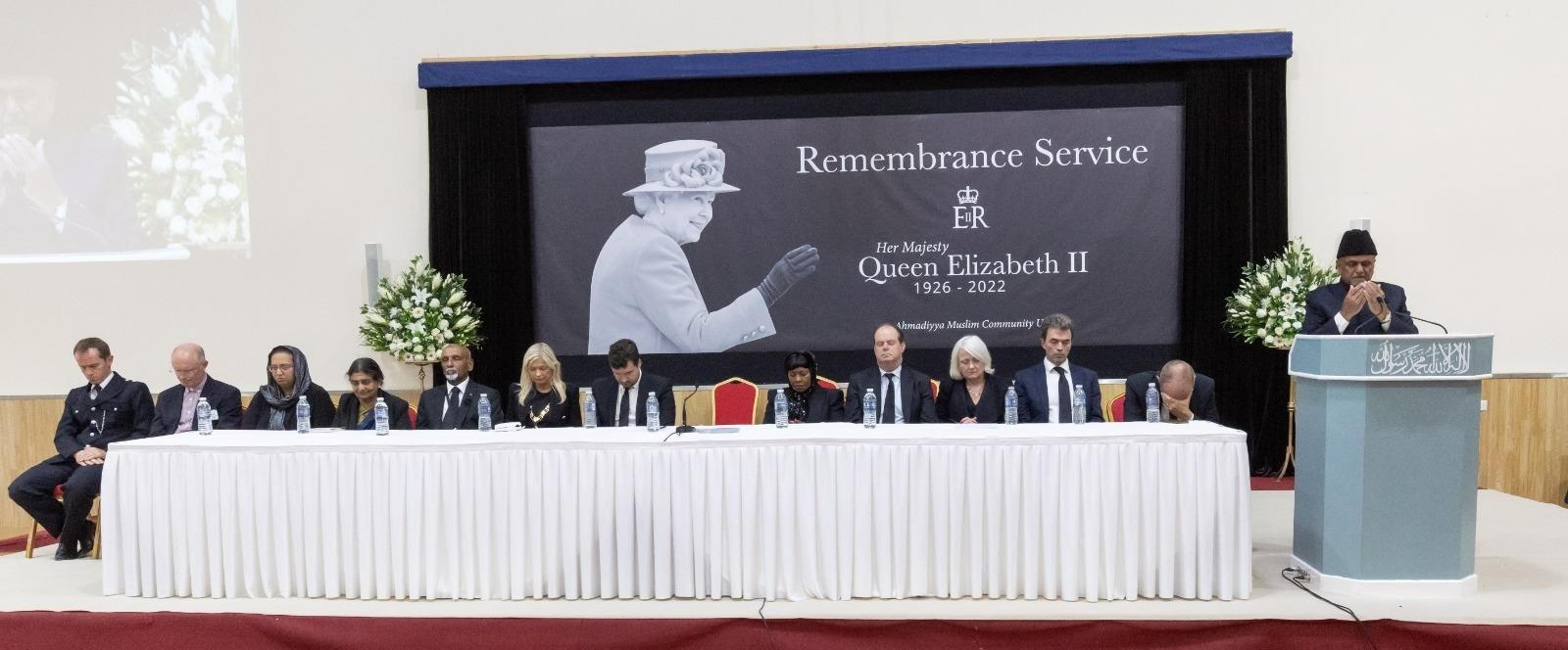 Remembrance event for HM The Queen held at Baitul Futuh Mosque in Morden