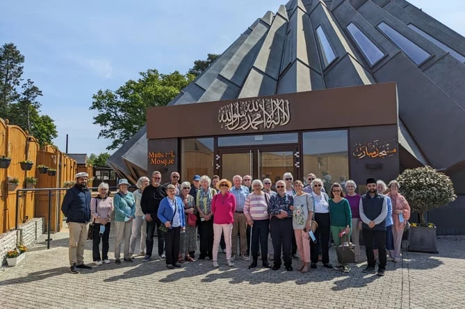 Haslemere U3A local history group visits Mubarak Mosque in Tilford